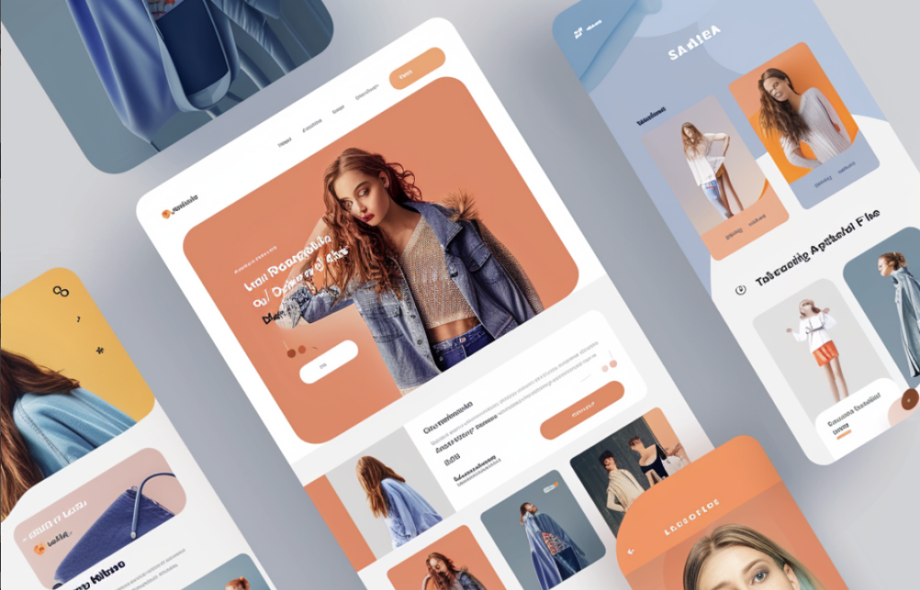 a modern ecommerce site interface