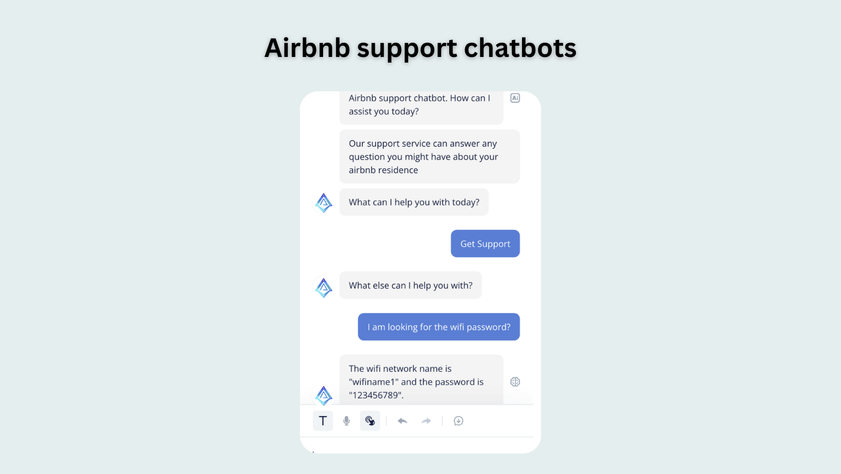 airbnb support chatbot