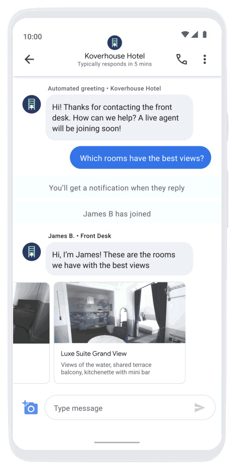 hotel booking chatbot