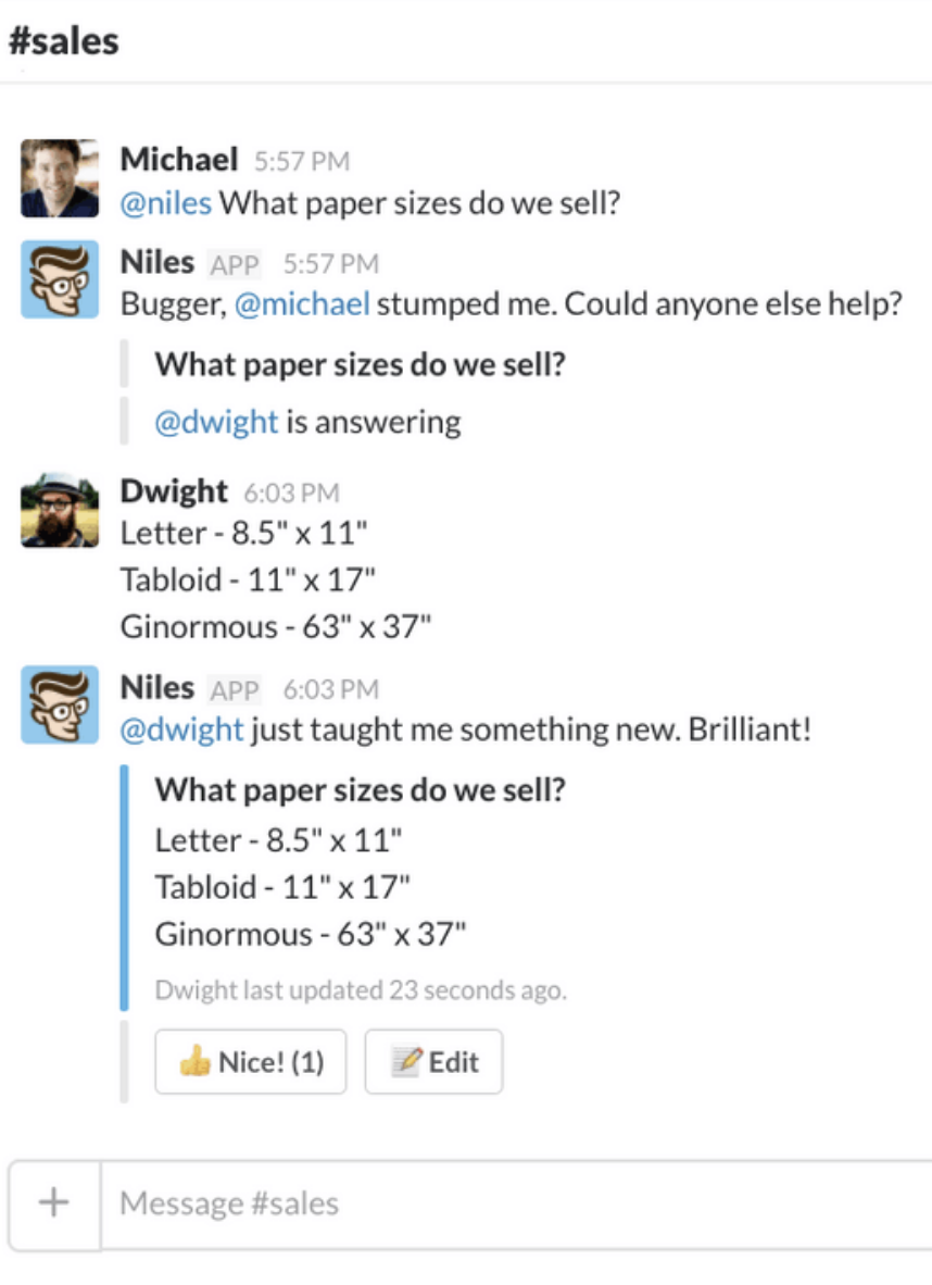 slackbot chat