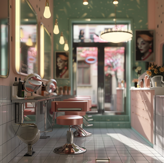 shot of a beauty salon