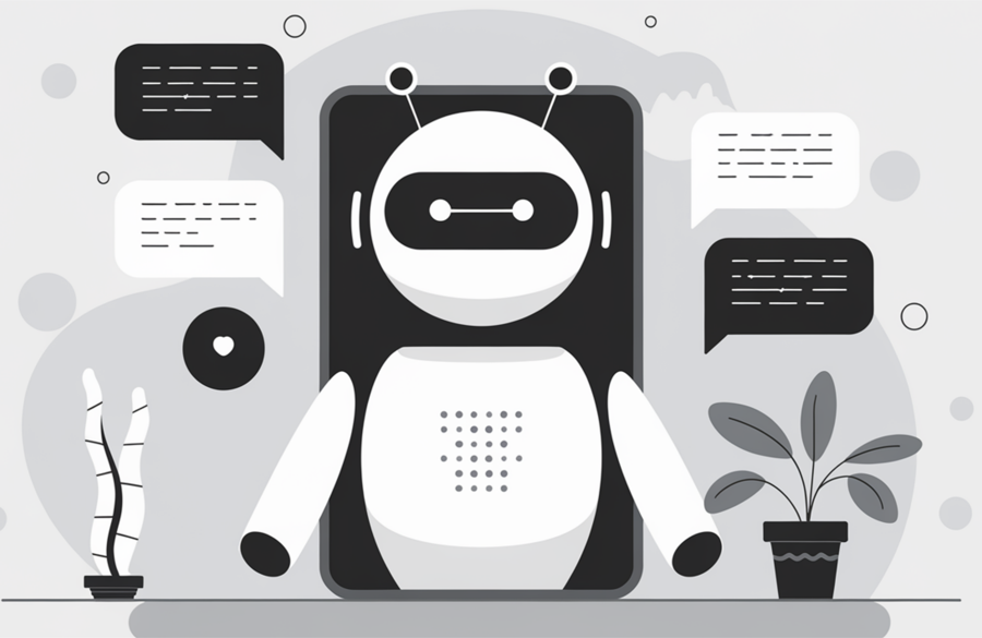 a modern chatbot interface design