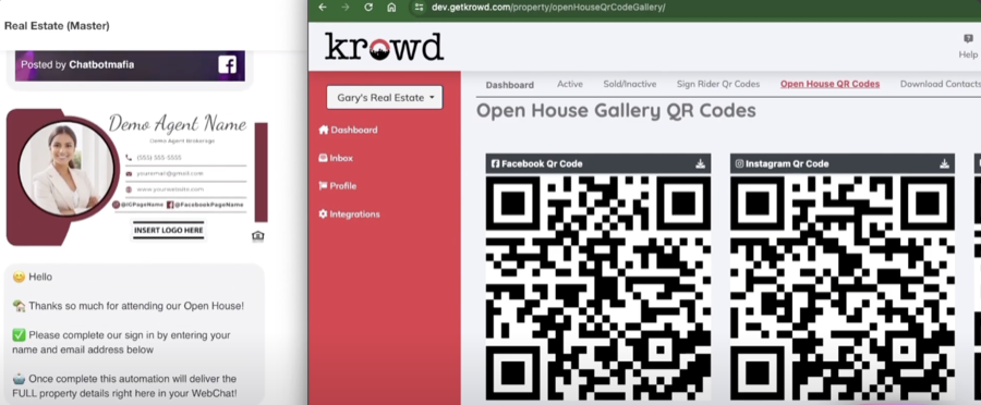 open house qr codes